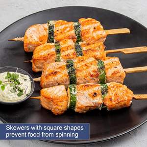 <span class=keywords><strong>Brochettes</strong></span> de bambou jetables en vrac pour <span class=keywords><strong>la</strong></span> nourriture de rue et les choix de cocktails de restauration rapide <span class=keywords><strong>brochettes</strong></span> - Product Image 4