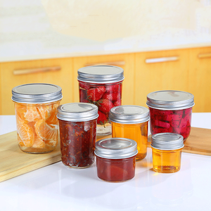 75ml 80ml 100ml 200ml 250ml 300ml 400ml 500ml 4 oz 8 oz 12 oz 16 oz Glass Mason Jar Wholesale Custom for Sauce