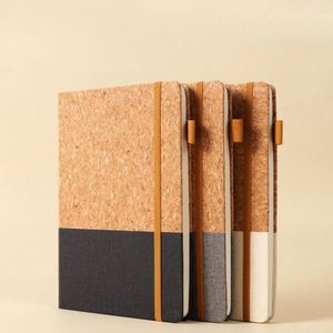 Promotional A5 Soft Cork <b>Notebook</b> for Trade Shows Educational Events Seminars Gift Box <b>Notebook</b> <b>Set</b> - Product Image 3
