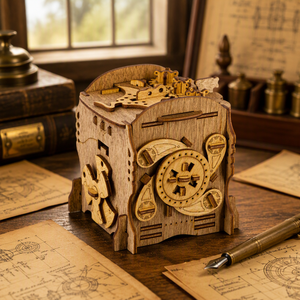 <span class=keywords><strong>IDventure</strong></span> <span class=keywords><strong>Cluebox</strong></span> Captains Nemo Vehículos Nautilus Escape Room Rompecabezas 3D de Madera para Adultos, Juego de Ingenio, Regalo de Cumpleaños para Hombres, Dinero - Product Image 5