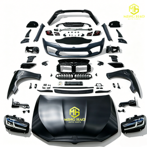 Kit de pare-chocs avant et arrière <span class=keywords><strong>M5</strong></span> amélioré, best-seller, pour <span class=keywords><strong>BMW</strong></span> Série 5 F18, comprenant phares, feux arrière, capot moteur et garde-boue. - Product Image 1