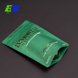 Food Grade Custom Cereal Packaging Side Gusset Bag With Hot Foil Stamping Food Grade Heat Seal Packaging - Product Image 1