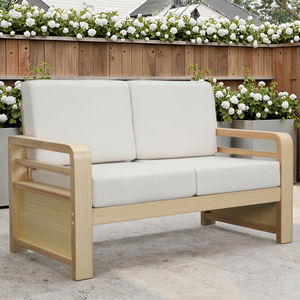 أريكة فاخرة عالية الجودة بإطار خشبي، أثاث غرفة معيشة، كنبة لشخصين، أرائك للاستجمام في الهواء الطلق - Product Image 4