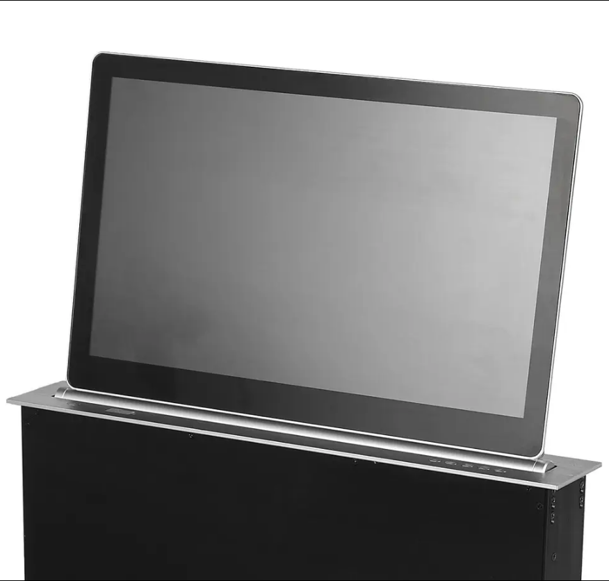 Удивительный 18,4 дюймовый видео пульт дистанционного управления tv lift Smart Electric pop up flip up motorize лучший моторизованный tv lift