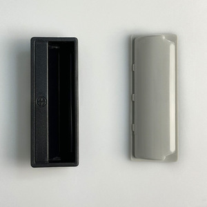 Plastic Embedded Handle Pl011 Rectangle Minimalist Drawer Furniture Handle Easy Installation - Product Image 1