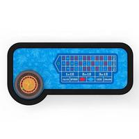 YH Bestseller 22-Zoll Roulette-Rad Unterhaltungs-Poker-Club-Stil MDF Massivholz Casino Roulette-Tisch