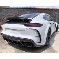Pour Porsche Panamera 971 Kit carrosserie en Fiber de carbone Panamera 971 pare-chocs avant et arrière Style MSY amélioré capot ailes larges
