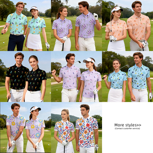 <span class=keywords><strong>Ropa</strong></span> <span class=keywords><strong>de</strong></span> <span class=keywords><strong>Golf</strong></span> GEEDA, Camiseta Polo Floral Morada para Hombre y <span class=keywords><strong>Mujer</strong></span>, Transpirable, <span class=keywords><strong>de</strong></span> Secado Rápido, Antiarrugas, Elástica, <span class=keywords><strong>de</strong></span> Manga Corta, para Resort <span class=keywords><strong>de</strong></span> <span class=keywords><strong>Golf</strong></span> - Product Image 5
