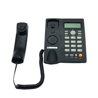 Chine Téléphone fixe mural d'identification de l'appelant Fabricant et prix d'usine Téléphone filaire à ligne unique avec haut-parleur fort