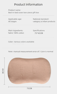 Housse de transat bébé réutilisable et respirante 100 % coton 45x75cm, housse de remplacement douce et de qualité supérieure pour <span class=keywords><strong>lit</strong></span> de bébé nouveau-né - Product Image 4