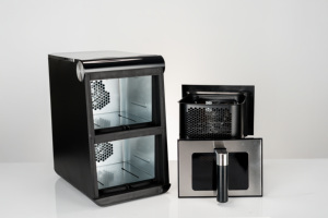 Acier inoxydable grande capacité Air friteuse 11L ménage appareils de cuisine double panier Air friteuse fenêtre transparente Smart Air friteuse - Product Image 5
