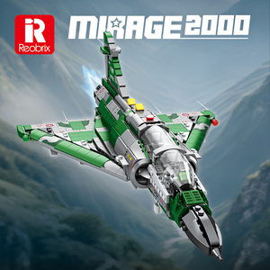 Bloques de Construcción de Aviones de Combate Mirage 2000, 1012 Piezas, Modelo de Avión Militar, Serie de Juguetes Educativos DIY, Regalos Navideños, Adornos de Escritorio - Product Image 3