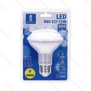 Lampadina LED R80 E27 12W 3000K Luce Calda 900Lm Durata 25000H - Product Image 1
