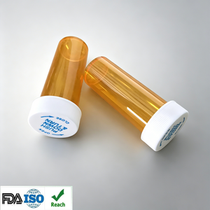 Botella <span class=keywords><strong>de</strong></span> Plástico Vacía para Pastillas <span class=keywords><strong>con</strong></span> Tapa a Prueba <span class=keywords><strong>de</strong></span> Niños, Envase Pequeño <span class=keywords><strong>de</strong></span> 6 Dram para Medicamentos, Estuche Organizador <span class=keywords><strong>de</strong></span> Pastillas para Viaje - Product Image 5