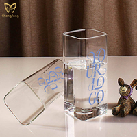 Verres à highball carrés, verres à boire en borosilicate transparent, verres à jus, verres à eau, verres à bière, verres à shot
