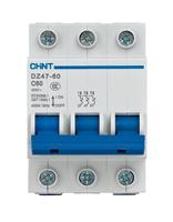 Interruptor Automático Miniatura (MCB) de Cobre Serie CHINT DZ47, 1P 2P 3P 4P, Capacidad de Ruptura de 6kA, 230V, para Caja de Distribución Eléctrica
