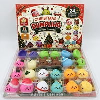 Calendrier de l'Avent de Noël 2026 : Jouet Squishy, Compte à Rebours de Noël, Jouet Promotionnel Surprise, Vente en Gros