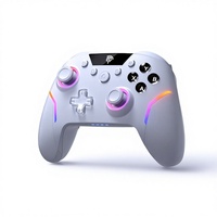 Manette de jeu sans fil EasySMX X20 avec déclencheurs Hall à double mode + Joystick Hall détachable + Touches entièrement mécaniques + Éclairage RGB