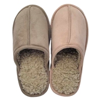 Chaussures compensées pour femme en fourrure douce et moelleuse, à bout fermé, respirantes, avec semelle extérieure en TPR rehaussante, collection automne/hiver