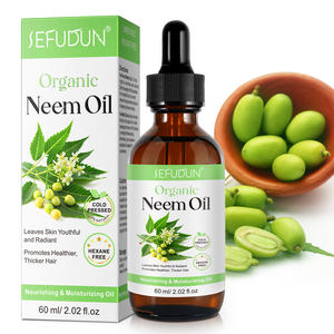SEFUDUN Pure Organic Neem <span class=keywords><strong>Oil</strong></span> Nutritivo Cuidados com a pele e Suplemento Capilar para Homens Mulheres Óleo Essencial Herbal para Rosto Cabelo - Product Image 3