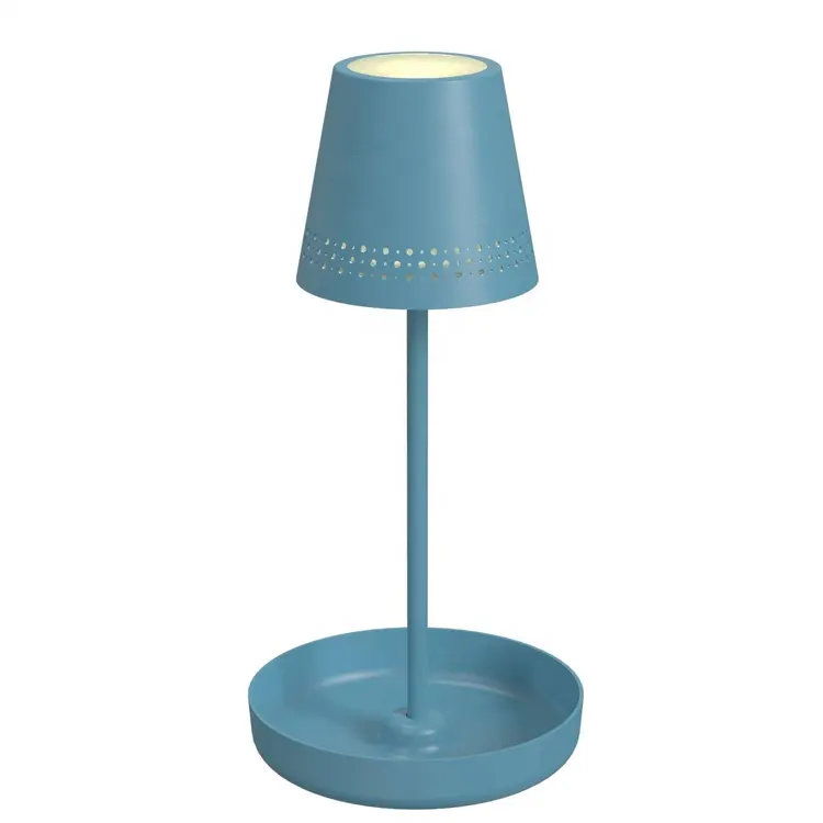 Lampe de table rechargeable à base d'assiette de fruits au design creux, ajoutez des couleurs vives au plateau de jardin du salon du bar