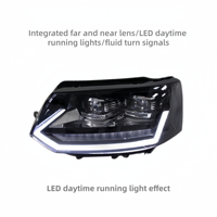 Phare LED de voiture pour T5, mise à niveau haute puissance, ensemble de phares à lentille cristalline, Plug and Play