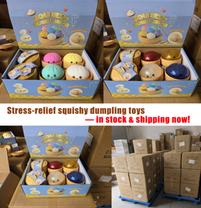 USA Warehouse Ready to Ship Glitter Shimmer Squishy Soft <b>Squeeze</b> Colorful Dumpling Toys Glitter Dough Stress <b>Balls</b> Fidget - Product Image 6