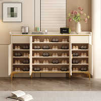 Meuble à chaussures moderne de luxe en bois, console de rangement pour salon, étagère à chaussures pour entrée
