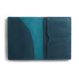 Porta Pasaportes y Tarjetas de Cuero Genuino Crazy Horse para Hombre, Multifuncional, Resistente, para Viajes - Product Image 2