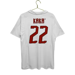 卸売レトロヴィンテージロナウド7 #とKAKA22 # サッカージャージータイからの高品質の男子サッカーユニフォーム