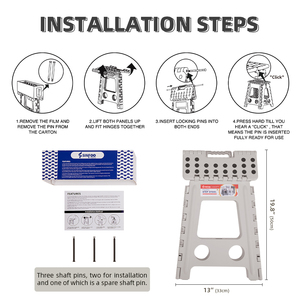 كرسي بلاستيكي محمول قابل للطي للأطفال للاستخدام الخارجي بتصميم جديد بالجملة - Product Image 5