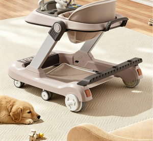 Marche-bébé en plastique multifonctionnel, design pousser-et-sièger, capacité de charge de 10 kg, pour apprendre à marcher - Product Image 5