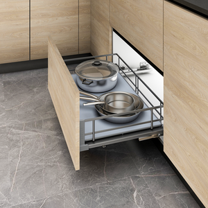 Cestello Estraibile ARTSTEEL per Piatti, Organizzatore Antiscivolo in Metallo per Cassetti da <span class=keywords><strong>Cucina</strong></span> - Product Image 1