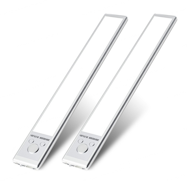 24 cm Rechargeable Intelligent Night Light Magnetic Adhesive LED Cabinet Sensor Light for Kitchen and Bedroom