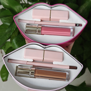 Set 3 in 1 Rossetto Liquido e Matita per Labbra, Kit Cosmetico Vegano a Lunga Durata con Logo Personalizzato - Product Image 3