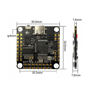 RFFS F722 80A Stack <strong>Flight</strong> <strong>Controller</strong> 4-in-1 ESC For ELRS FPV - Product Image 2