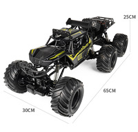 Coche Eléctrico Anfibio Todoterreno de Escala 1:6 con Seis Ruedas Motrices, Diseño Big-Foot, Modelo de Juguete con Luces