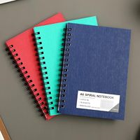 Petits cahiers à spirale 4x6 pouces, A6 mignon Mini Journal en plastique à couverture rigide 8mm petits cahiers lignés pour le travail scolaire