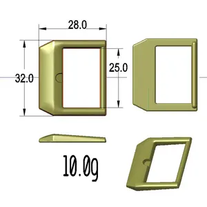 New Wholesale Hebilla Metal Buckles China Adjustable Pin 40MM Brass Stainless Steel Belt Buckles For Men