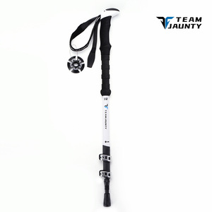 Bâtons de randonnée Team Jaunty 63-135cm en alliage d'aluminium avec verrouillage externe, style nordique - Product Image 3
