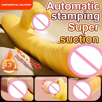 Vibrateur féminin pour le plaisir de la masturbation, jouet pour adultes, télescopique, automatique, plug-in, artefact d'orgasme électrique, 50 décibels, seconde vague