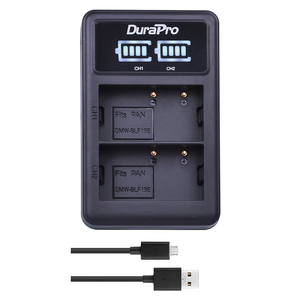 DMW-BLF19 blf19 blf19e blf19pp LED USB 2 cổng sạc cho Pana Sonic <span class=keywords><strong>Lumix</strong></span> DC-GH5 DMC-GH3 gh3k GH4 gh4k máy ảnh - Product Image 1