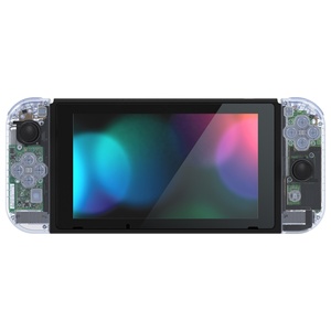 Clear Glacier Blue Full Replacement Shell for Nintendo <b>Switch</b>, Transparent Console Housing - Product Image 3
