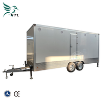 Offre Spéciale HTL PST-W Remorque Sanitaire Mobile de Luxe Moderne en Panneaux Sandwich pour Extérieur avec Douche et Fonctionnalités de Camping
