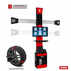 Mesin pelurus roda 3D sistem ramah pengguna hemat biaya untuk bengkel mobil untuk 2 lift post