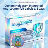 Boîte d'emballage médicale personnalisée haut de gamme avec hologramme, code QR et finition mate douce au toucher pour fournisseur de commandes en gros de produits pharmaceutiques