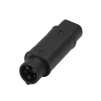 Adaptateur de chargeur de véhicule électrique IEC62196 Modèle 16A 32A Type 2 vers Type 1