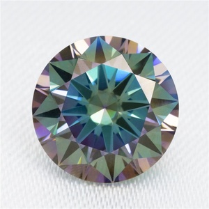 Mystic Topaz moissanite tráng lỏng moissanite kim cương cắt