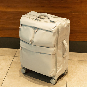 Valigia Ultra-leggera per Donne, Trolley da 20/24 Pollici, Valigia <span class=keywords><strong>in</strong></span> <span class=keywords><strong>Tessuto</strong></span> Impermeabile con Grande Capacità e Borsa Integrata - Product Image 3