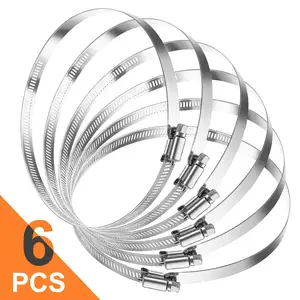 Acciaio inossidabile 8mm 10mm 12mm tipi americani di fascette stringitubo